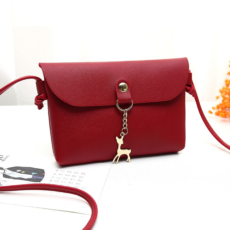 Bolso de hombro al por mayor PU fawn